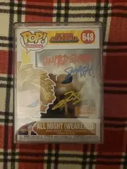 All Might (Weakened) Box Lunch Funko Pop Signed By Chris Sabat PSA Graded!