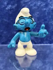 Schleich Smurfs 20536 Brainy Smurf Made in Germany 2004