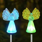 Solar Angel Lights Outdoor Garden Patio Yard Lawn Decoration