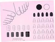OHPHCALL Acrylic Nail Art Practice Mat Dual-sided Silicone Trainer for Diy Manicure Washable and Nail Application Pad for Beginners and Professionals Pink