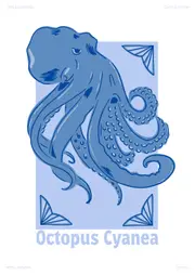 [Namly Design] Poster - Octopus Cyanea
