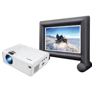 Blaupunkt Full HD Projector with Self-Inflatable Screen