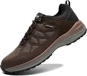 [ANJOUFEMME] Waterproof Hiking Shoes Men Lightweight Breathable Trekking Trails Shoes Outdoor Shoes