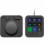 Logitech MX Creative Console, Programmable Keypad With 9 Customizable LCD Keys a