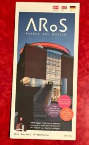 AROS ART MUSEUM BROCHURE - AARHUS DENMARK in English & Danish