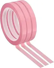 uxcell 3 Pack Whiteboard Tape, 11mm 7/16" Width Art Tape Dry Erase Board Pinstripe Thin Tape for Graphic Chart Grid Drafting Electrical Marking, Pink