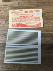 HO Champ Decals S-76 Bronze Gold Stripes