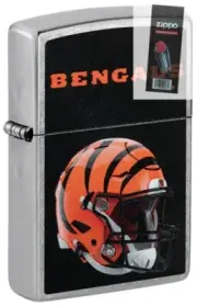 Zippo 48424 NFL Cincinnati Bengals Helmet Lighter + FLINT PACK