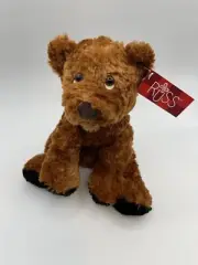 RUSS Berrie Bears From The Past 24149 Brown TOFFEE Teddy Bear Plush Black Paws