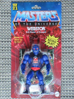 Masters of the Universe Webstor action figure Origins series MOC