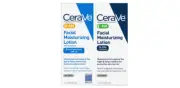 CeraVe Day & Night Face Lotion Skin Care Set Contains AM with SPF 30 and PM- 4PK