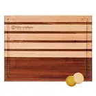 Cutting Board or Serving Board 40x30x2cm, Flega Design. Handmade Maple & Walnut