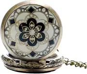 [OATIPHO] 1pc Vintage Necklace Pocket Watch Ladies Watch Pocket Watch Chain Silver Skull Necklace for Men Gold Watch Men Digital Watch Number Necklace Lightweight Pocket Watch Zinc Alloy