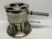 Hoffritz Deluxe Fondue Set Stainless Steel With Forks New