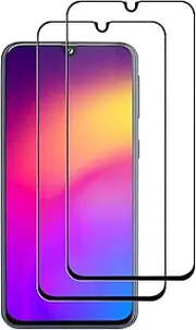 [UEEBAI] 2 Pack Screen Protector for Samsung Galaxy A70,[Full Coverage] Premium 9H Tempered Glass Screen Protector Case-Friendly Shatterproof Anti-Scratch Easy Installation Protective Film - Black