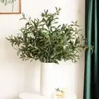 Decoration Olive Tree Branches Simulation Leaf Artificial Plants Fake Fruits