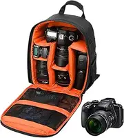 Travel Camera Backpack - Mirrorless Camera Organizer Bag - Zipper Closure DSLR Gear Organizer Backpack for Men Girls Athletes