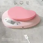 1g Accuracy Digital Kitchen Scale 5kg Household Small Heart Shape.
