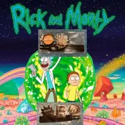 Rick And Morty Cable Ties Reusable Hook And Loop Loot Crate Exclusive Wire