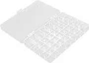 SHINEOFI Transparent Acrylic Organizer Box Multi Purpose Storage Container for Beads Fishing Craft Supplies and Small Parts for Home and Office Use