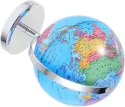 Globe Decor for Office Political Boundaries Major Cities World Globe Earth Teaching Tool Metal Construction
