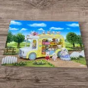 Sylvanian Families Novelty Postcard - Let's Play Throbbing Bus