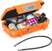 Newest Portable Combination Lock Box, Security Case Lock Box with Code, Waterpro