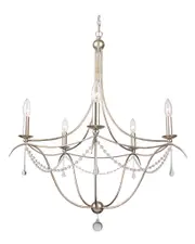 Crystorama 8-Light Metro Chandelier NoSize NoColor