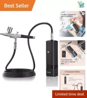 High Pressure 32 PSI Mini Airbrush Compressor Set - Rechargeable & Versatile