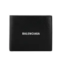 在飛比找誠品線上優惠-【Balenciaga 巴黎世家】經典LOGO牛皮8卡對開短