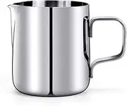 Coffee Pitcher, Stainless Steel Milk Frothing Cup Jug for Latte Art, Kitchen Tool, 150-1000ML Scale Pitcher, Durable and Heat-Resistant, Precise Scale, Frother Container in 4 Sizes (150ml)