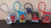 Spiderman Hand Sanitizer Silicone Case Refillable Marvel Backpack Mini Kids