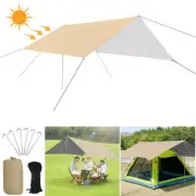 Hammock Rain Fly Tent Tarp 3x3m,Portable Lightweight Waterproof Camping Sunshade