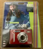 Vivitar Vivicam 5024 5.1MP Compact Digital Camera Red Brand New Unopened Box