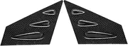 2x Carbon Fiber Look Car Front Window Louver Side Vent Compatible For Subaru WRX STI 2015 2016 2017 2018 Window Louvers Scoop Cover Vent