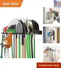Garage Storage, Garden Tool Organizer, 4 Hooks Garage Organization, Garage Sh...