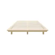 Oikiture Bed Frame Queen Double King Single Wooden Bed Base Floating Bed