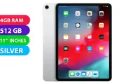 Apple iPad PRO 11" CELLULAR 2018 (512GB, Silver) - Grade (Excellent)