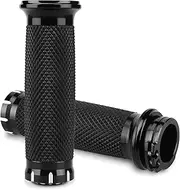 1 Inch/25mm Handlebar Grips Motorcycle Throttle Grip Universal for Harley Davidson Dyna Sportster 883 1200 Road King Electra Glide Softail Touring