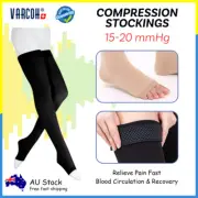 Compression Stockings 15-20 mmHg Graduated Hose Women Men Relief Swelling Edema