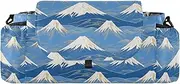 Blue and White Japanese Mount Fuji stroller diaper organizer stroller caddy with cup holder milk bottle accesorios para bebes accesorios para coche de