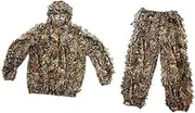 [kokiya] Ghillie Suit Set Train Leaf Jungle Woodland, Adults, Size