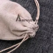 30 Pcs Small Drawstring Burlap Linen Jewelry Pouch Wedding Favor Gift Bags