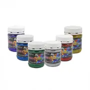 6 x 250ml Glitter Face & Body Paint