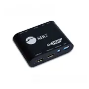 SIIG 1x2 HDMI 2.0 Splitter 4K 60Hz with HDMI Audio Extractor & Auto Downscaling