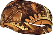 [FHEDVBN] Cool Steampunk Gears Sweatbands for Men Women Sport Headbands Moisture Wicking Athletic Sweat Band Fashion Non Slip Hairband for Tennis, Basketball, Running, Gym