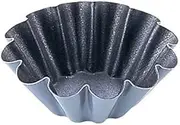 Matfer Bourgeat Exopan Non-Stick Brioches Moulds, 60 mm Size (Pack of 25)
