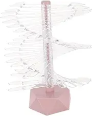 VALICLUD Nail Art Display Stand Nail Sample Display Shelf Nail Art Display Board False Nail Display Chart Spiral Nail Art Rack Nail Color Chart Display Stand Nail Stand Plastic Transparent