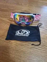 NEW Findway Ski Goggles OTG for Women Men Adult Youth-Over Glasses Snow Goggles