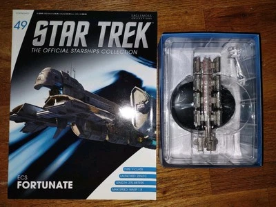 Eaglemoss Star Trek #49 ECS Fortunate With Magazine Enterprise